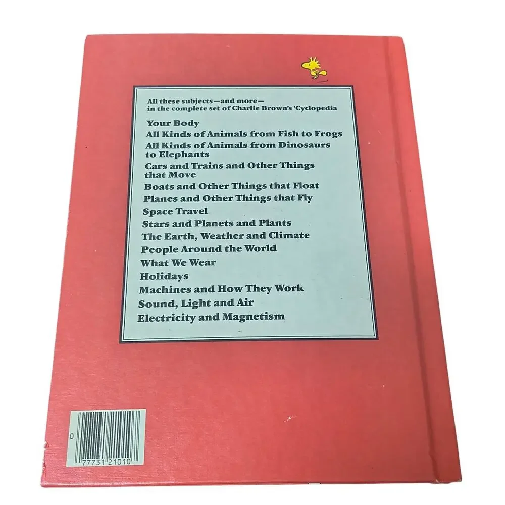 Charlie Browns CYCLOPEDIA Volume 1 Featuring Your Body Snoopy Peanuts Gang 1980